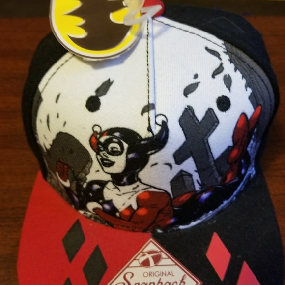 DC Comics Harley Quinn beanie, snapback, and cap - Picture 3 of 5